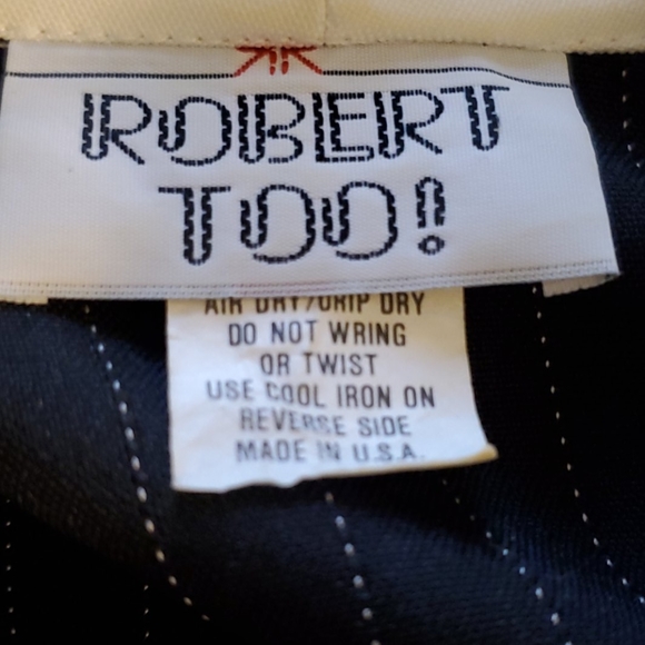 Vintage Robert Too Pinstriped Jacket - Size 18W - Picture 7 of 9